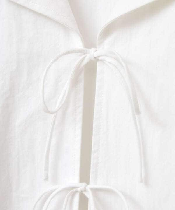 CLANE/クラネ/COMPACT RIBBON SHIRT