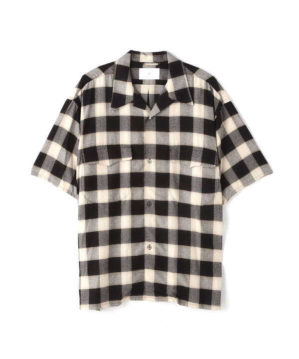 SUGARHILL/シュガーヒル/OMBRE PLAID LOOSE HALF SLEEVE SHIRT/オンブレハーフスリーブシャツ