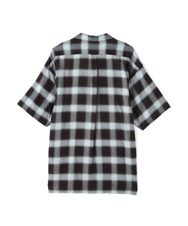 SUGARHILL/シュガーヒル/OMBRE PLAID LOOSE HALF SLEEVE SHIRT/オンブレハーフスリーブシャツ