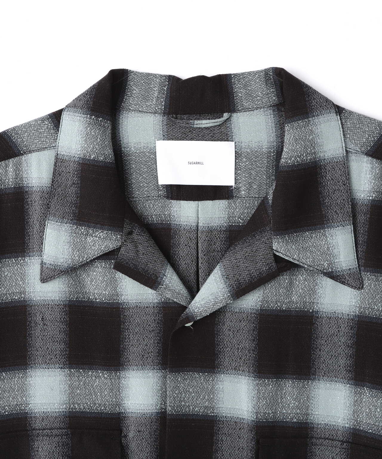 SUGARHILL/シュガーヒル/OMBRE PLAID LOOSE HALF SLEEVE SHIRT