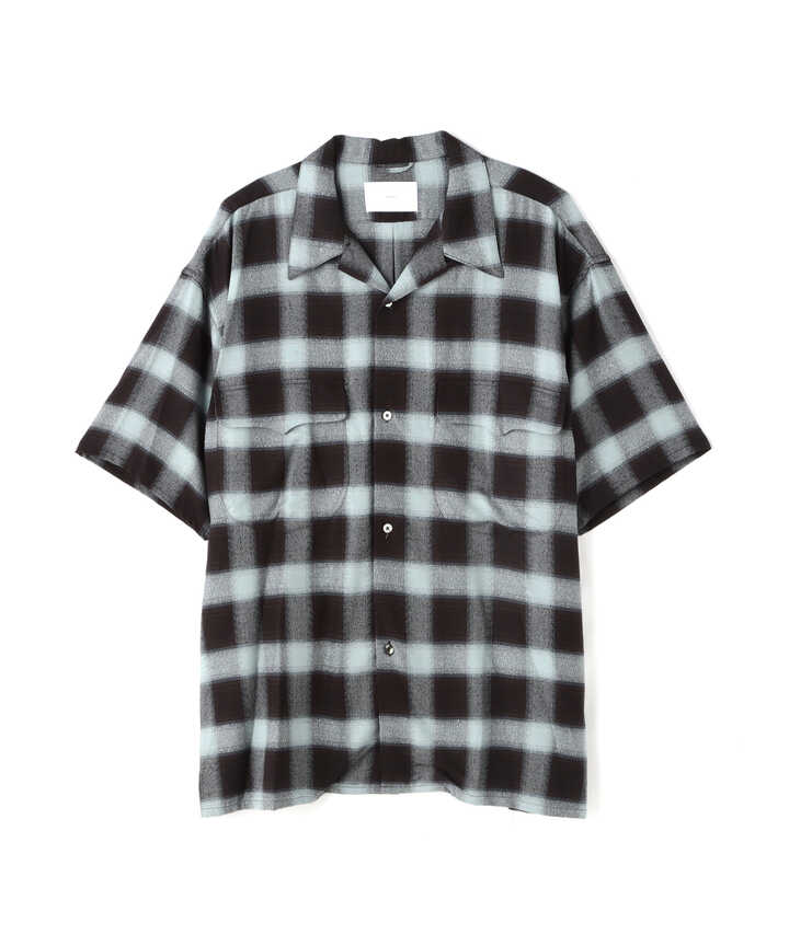 SUGARHILL/シュガーヒル/OMBRE PLAID LOOSE HALF SLEEVE ...