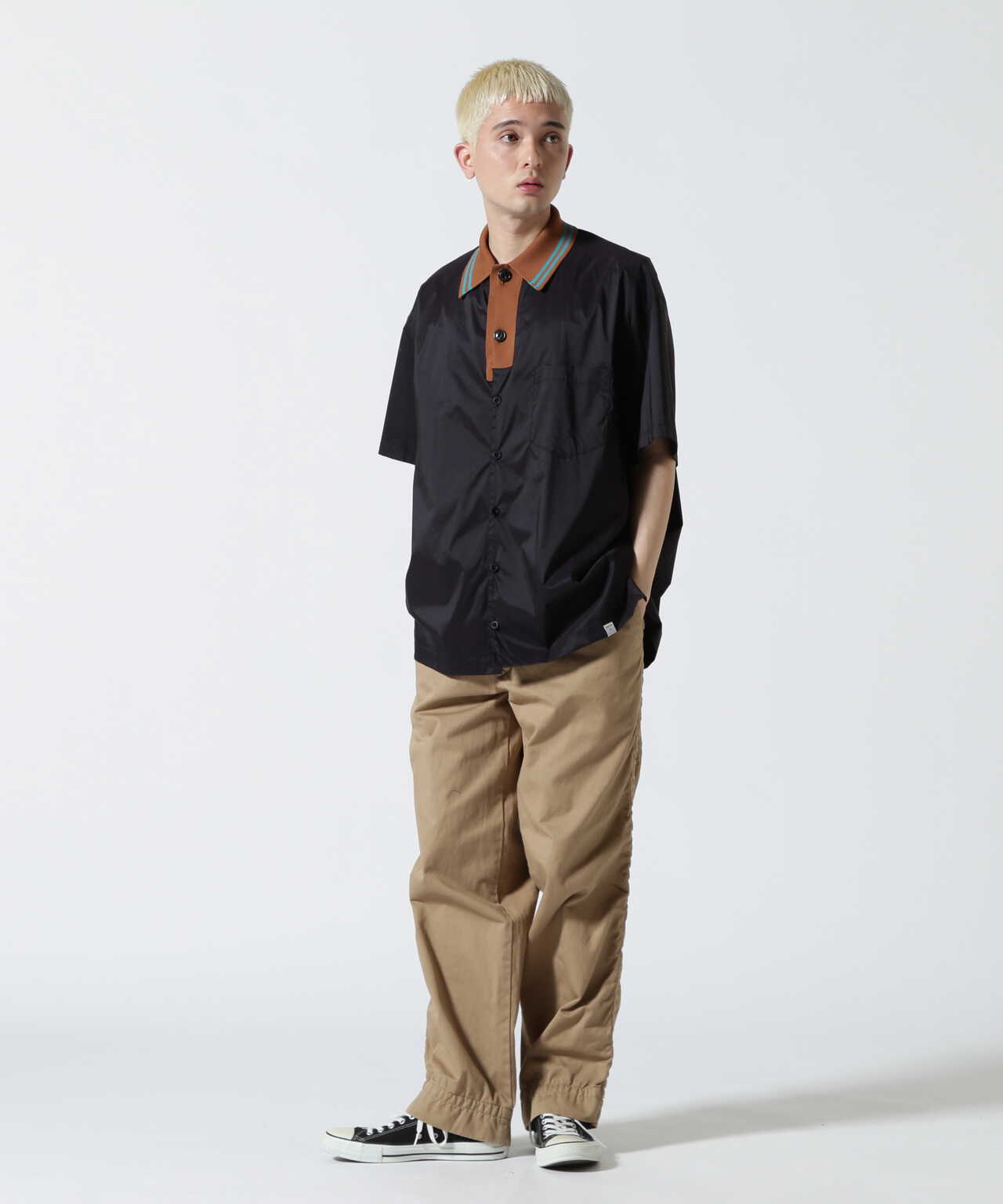 KolorBEACON/カラービーコン/NYLON TAFETA s/s SHIRT/半袖シャツ | LHP ...