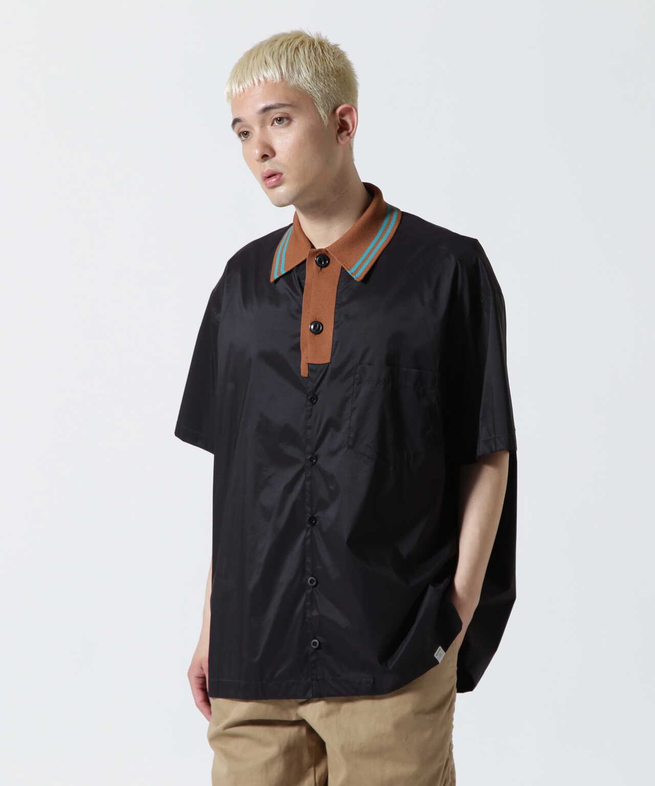 KolorBEACON/カラービーコン/NYLON TAFETA s/s SHIRT/半袖シャツ | LHP ...