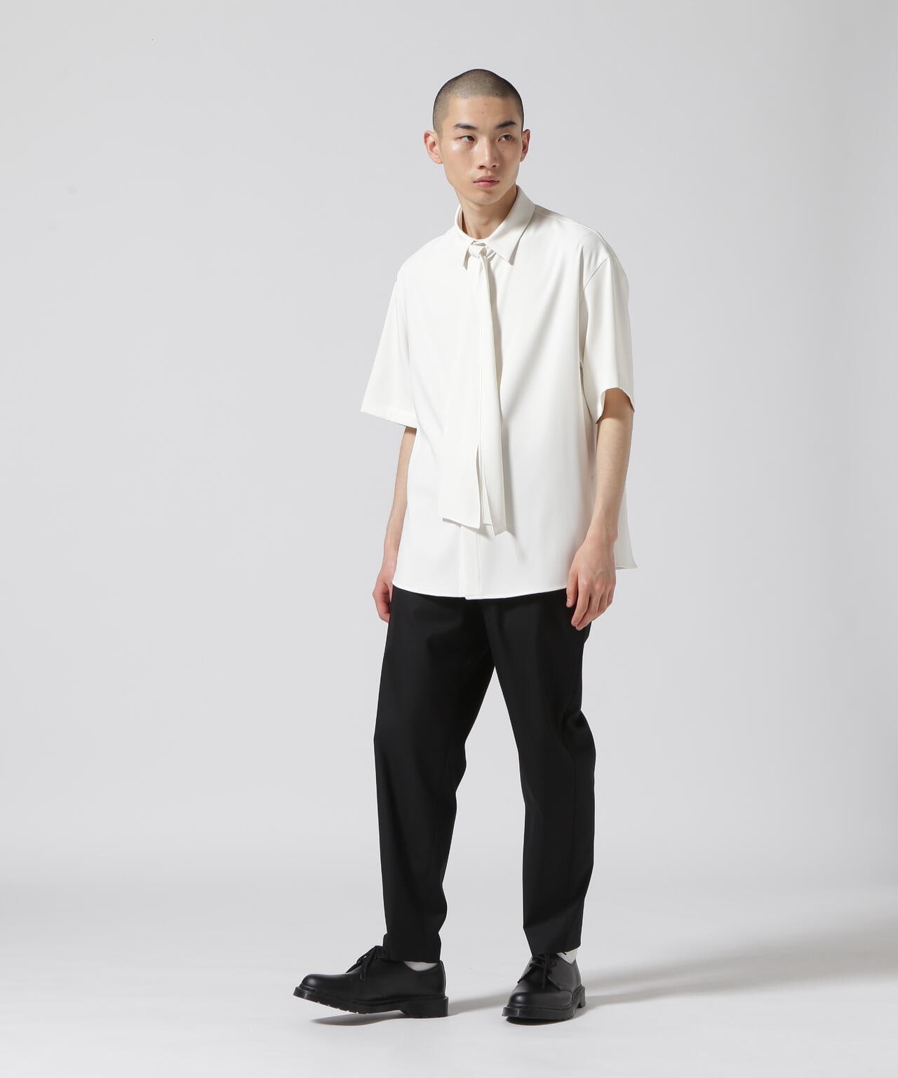 CULLNI/クルニ/Double Short Sleeve Shirt/ダブルショートスリーブ