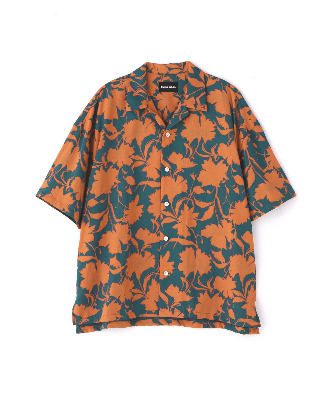 Dankeschon/ダンケシェーン/Flower Butcher Shirt/オープンカラーシャツ