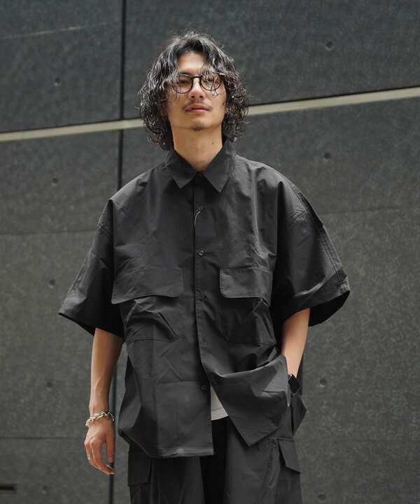 WHITELAND/ホワイトランド/NYLON SS SHIRT/ナイロンショートスリーブシャツ（7843123262） | LHP (  エルエイチピー ) | 【公式】通販 MIX.Tokyo