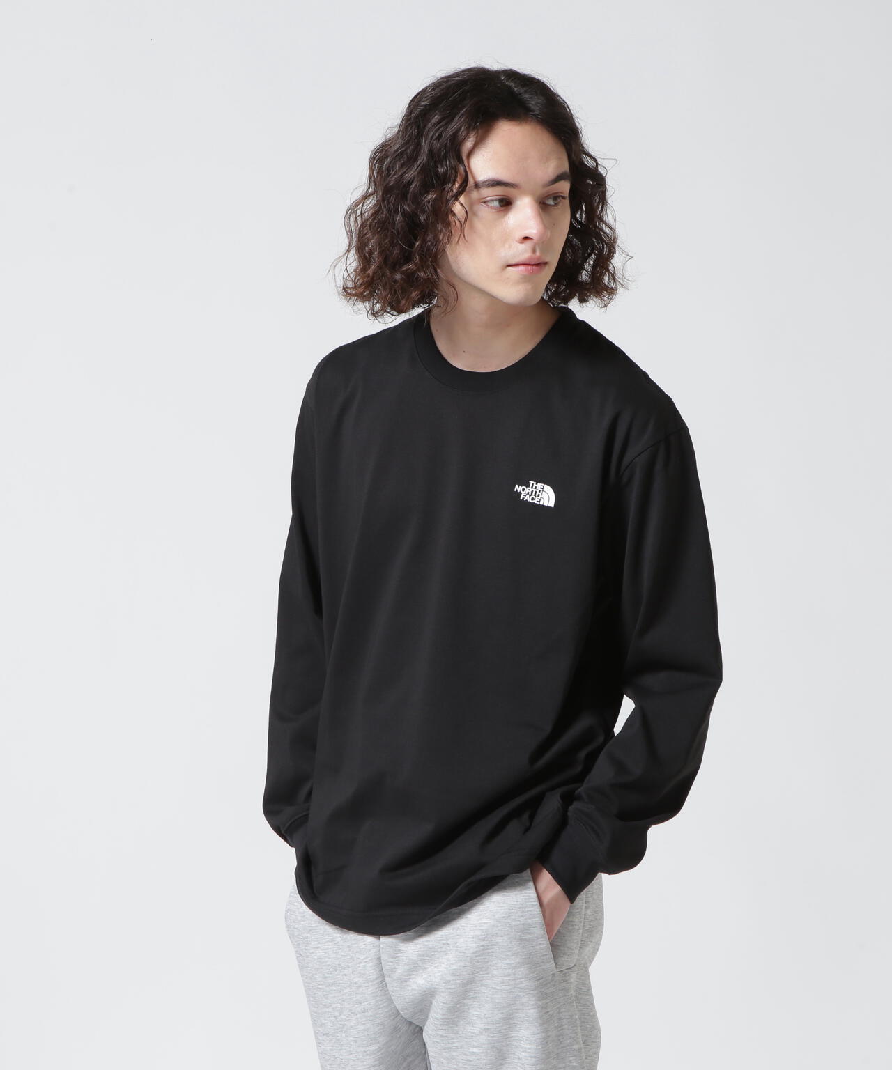 THE NORTH FACE/ザ・ノースフェイス/L/S Back Square Logo Tee/バック 