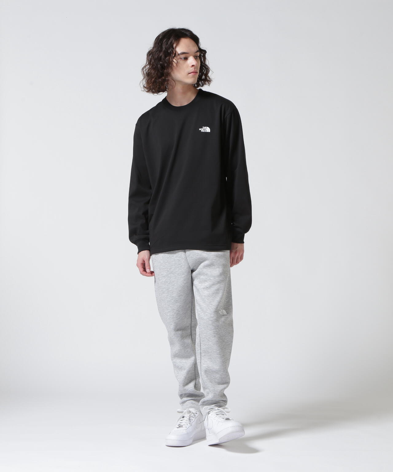 THE NORTH FACE/ザ・ノースフェイス/L/S Back Square Logo Tee/バック