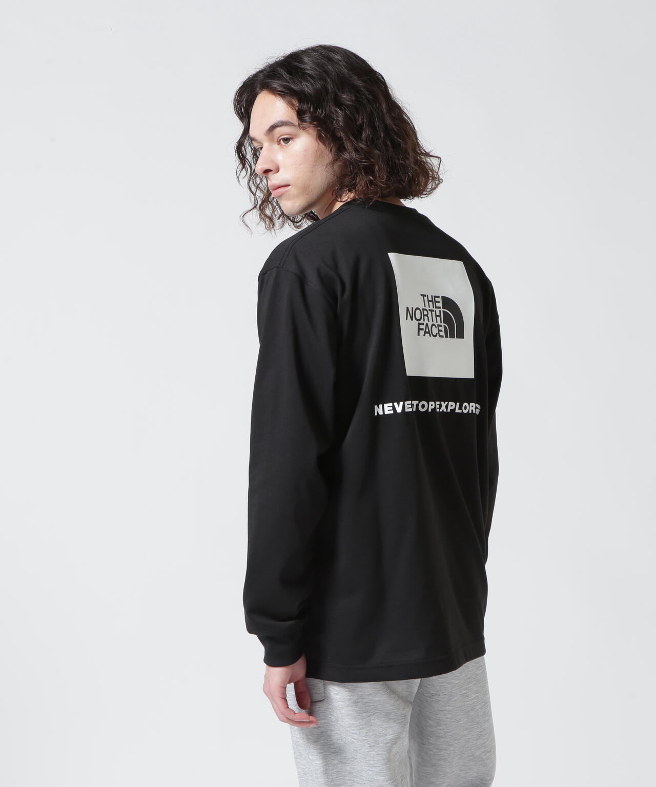 THE NORTH FACE/ザ・ノースフェイス/L/S Back Square Logo Tee