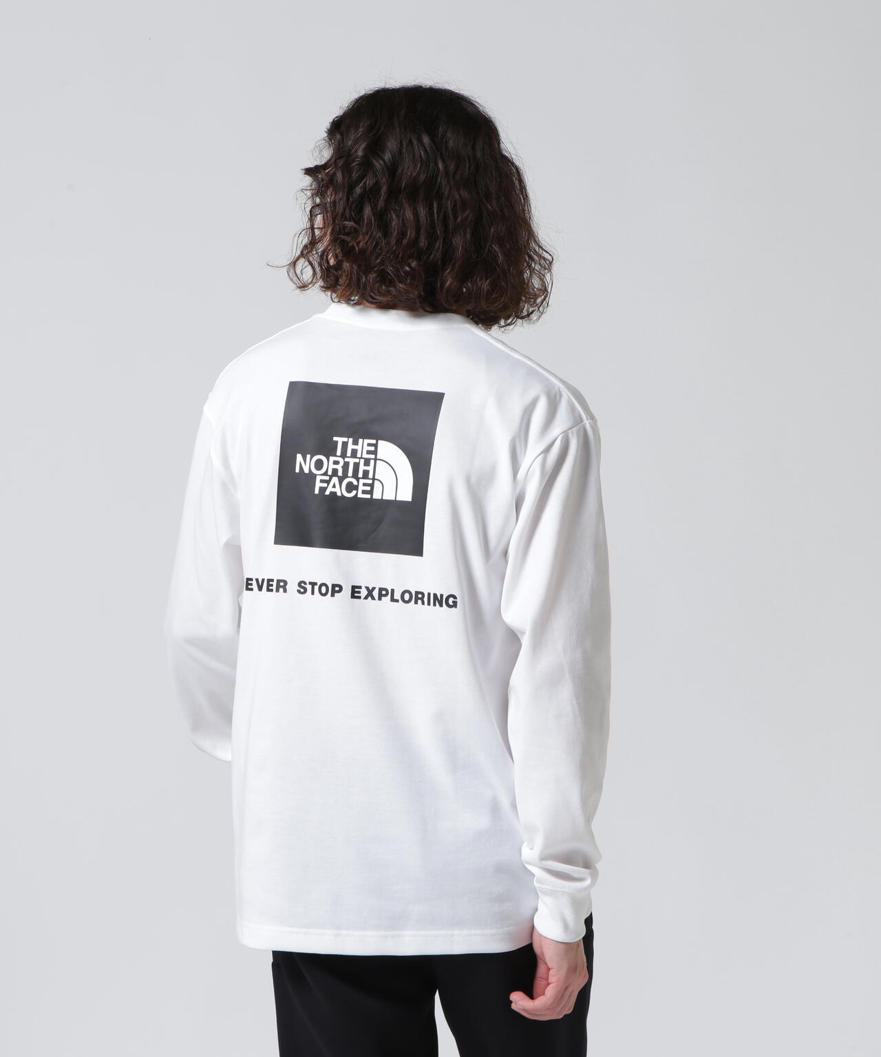 THE NORTH FACE/ザ・ノースフェイス/L/S Back Square Logo Tee/バック