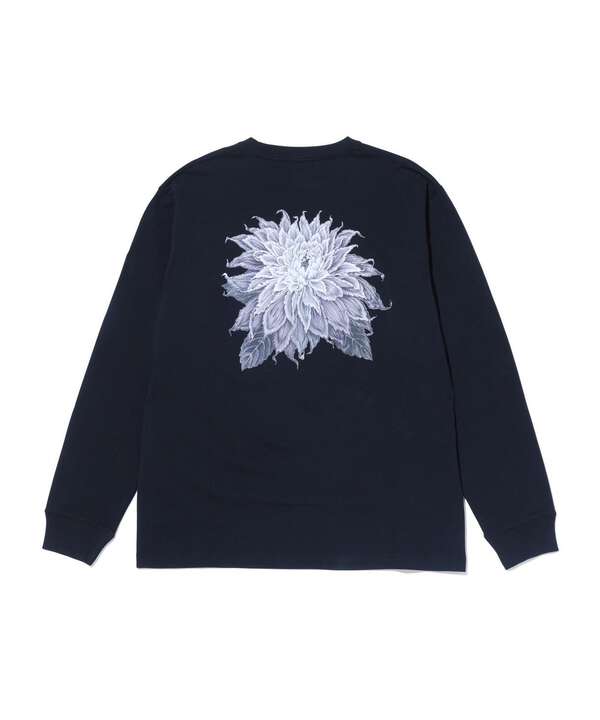 YohjiYamamoto×NewEra/ヨウジヤマモト×ニューエラ/DAHLIA L/S TEE/ダリア ロングスリーブTシャツ