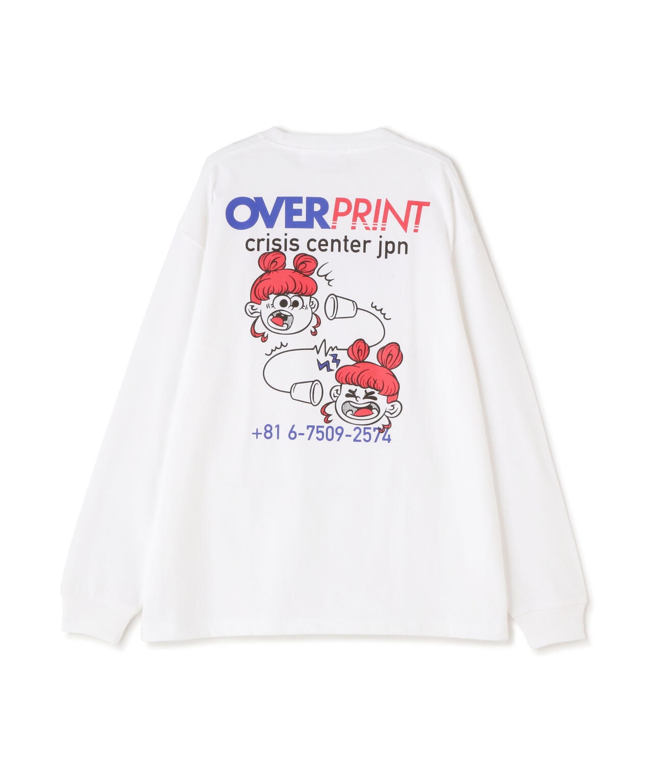 overprint/オーバープリント/crisis Heavy LS Tee/グラフィックロング ...