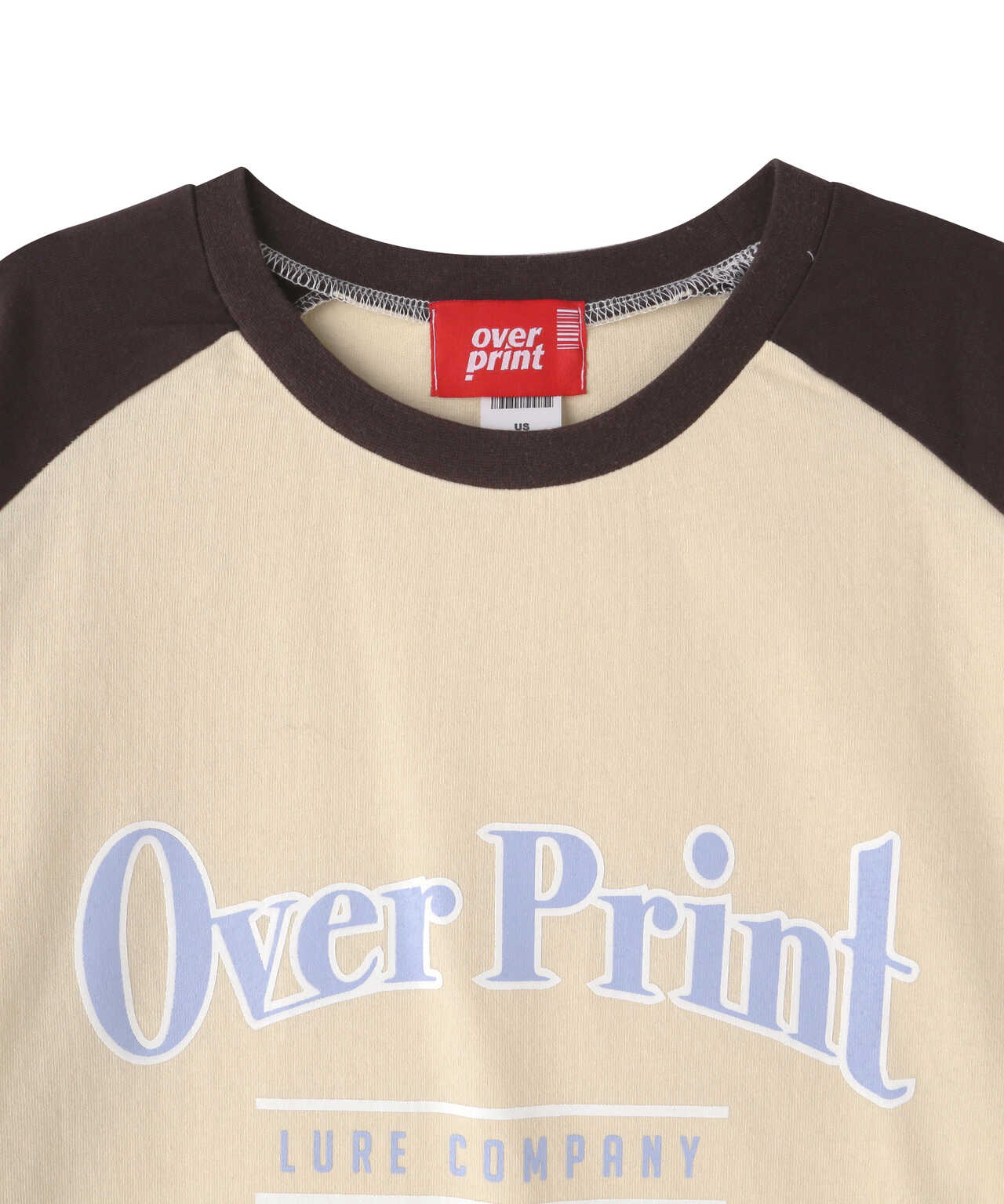 overprint/オーバープリント/LURE 3/4S Tee/ラグランスリーブTシャツ 
