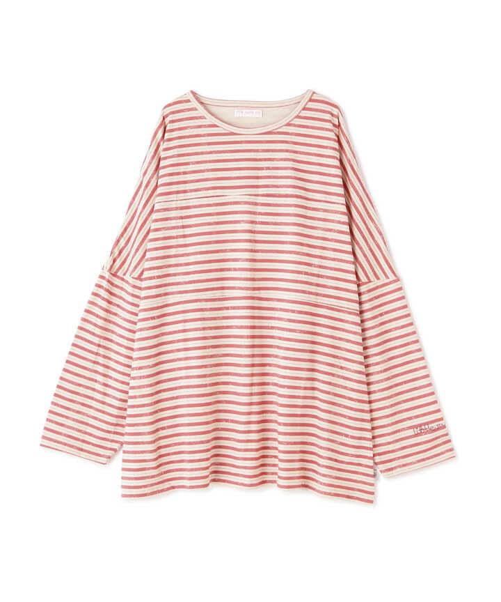 LittleSunnyBite/リトルサニーバイト/Stripe big long tee/ロンT