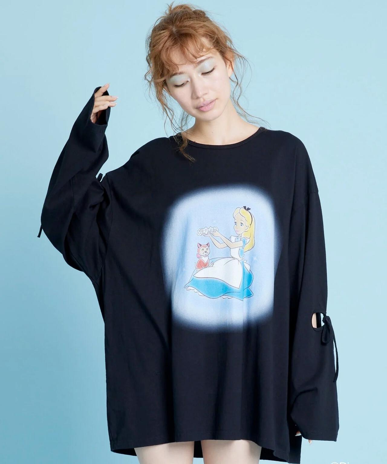 LittleSunnyBite/リトルサニーバイト/Alice in Wonderland long tee 