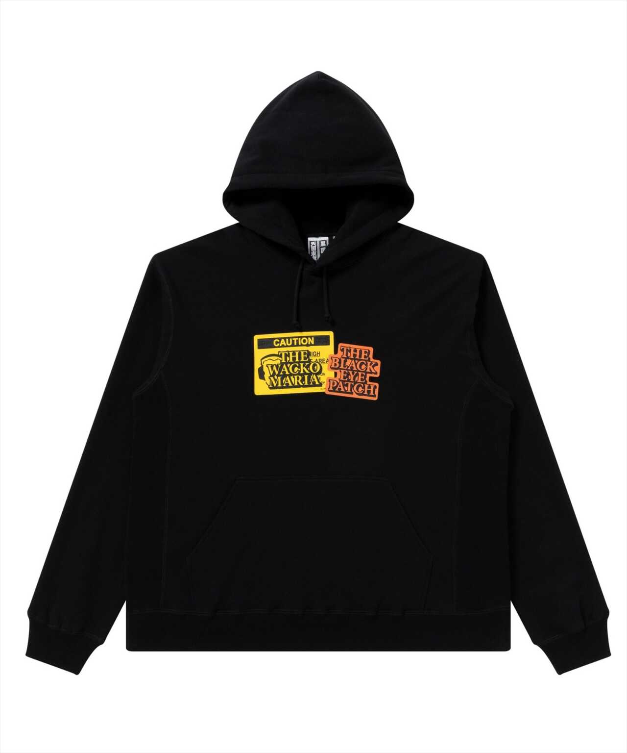 HIPHOPブラックアイパッチ　HOODIE BLACK