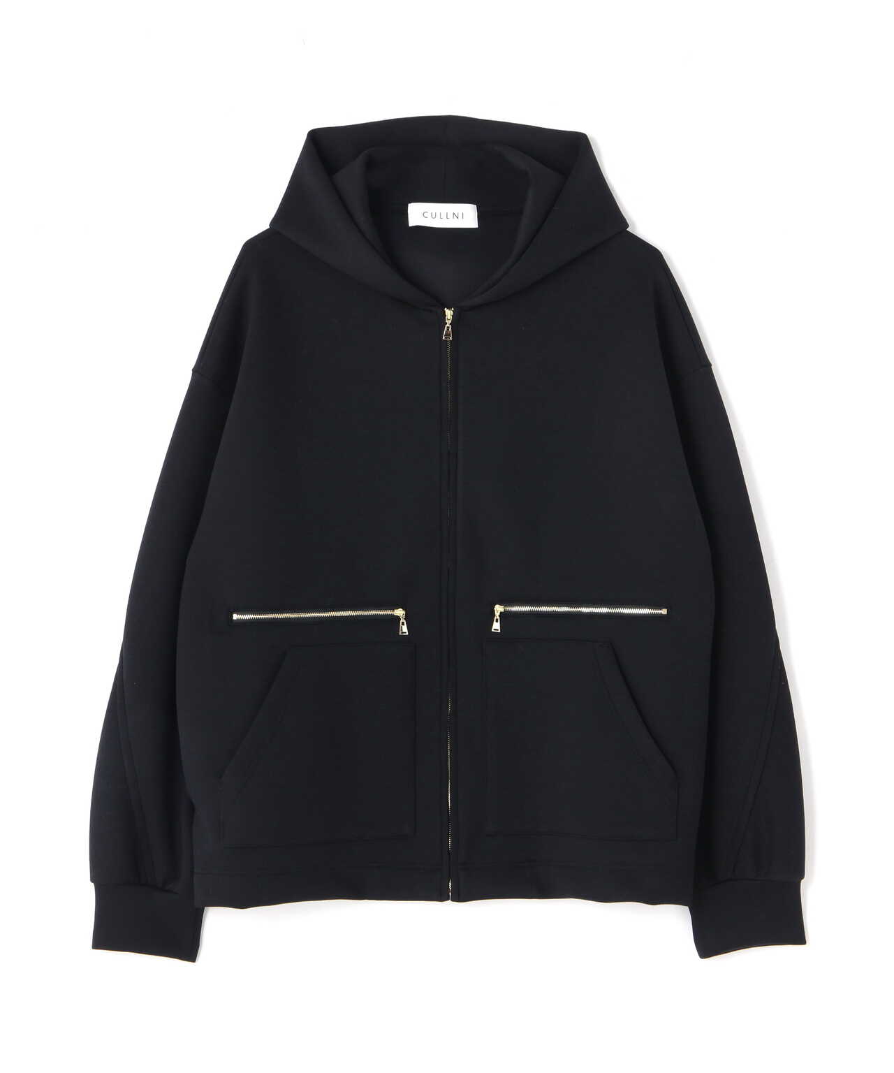 CULLNI/クルニ/Double Pocket Front Zip Hoodie/ダブルポケットジップ