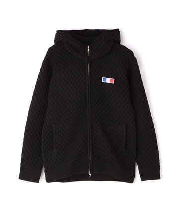 DankeSchon/ダンケシェーン/POLY AIRY KNIT ZIP HOODIE/ニットジップパーカー