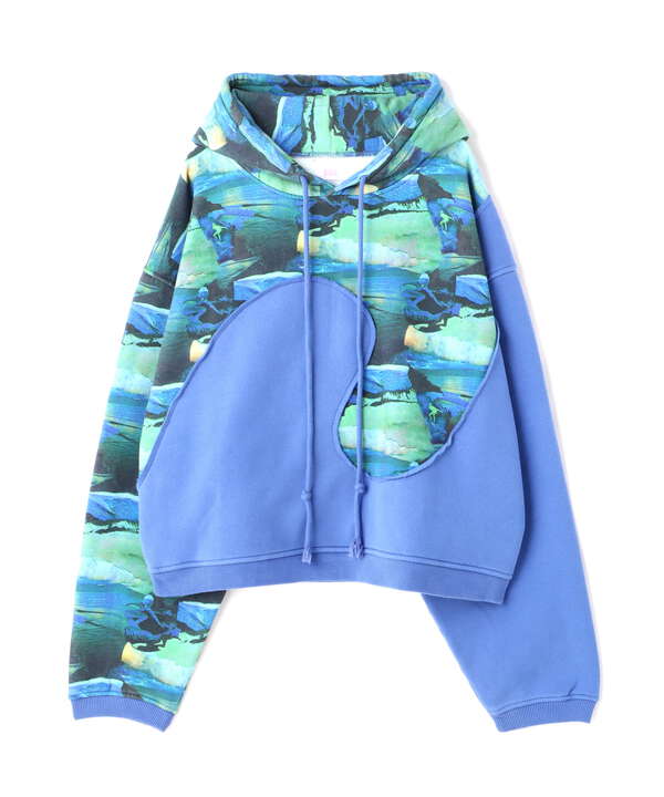 身幅63cmerl パーカー　ERL Swirl Fleece Hoodie