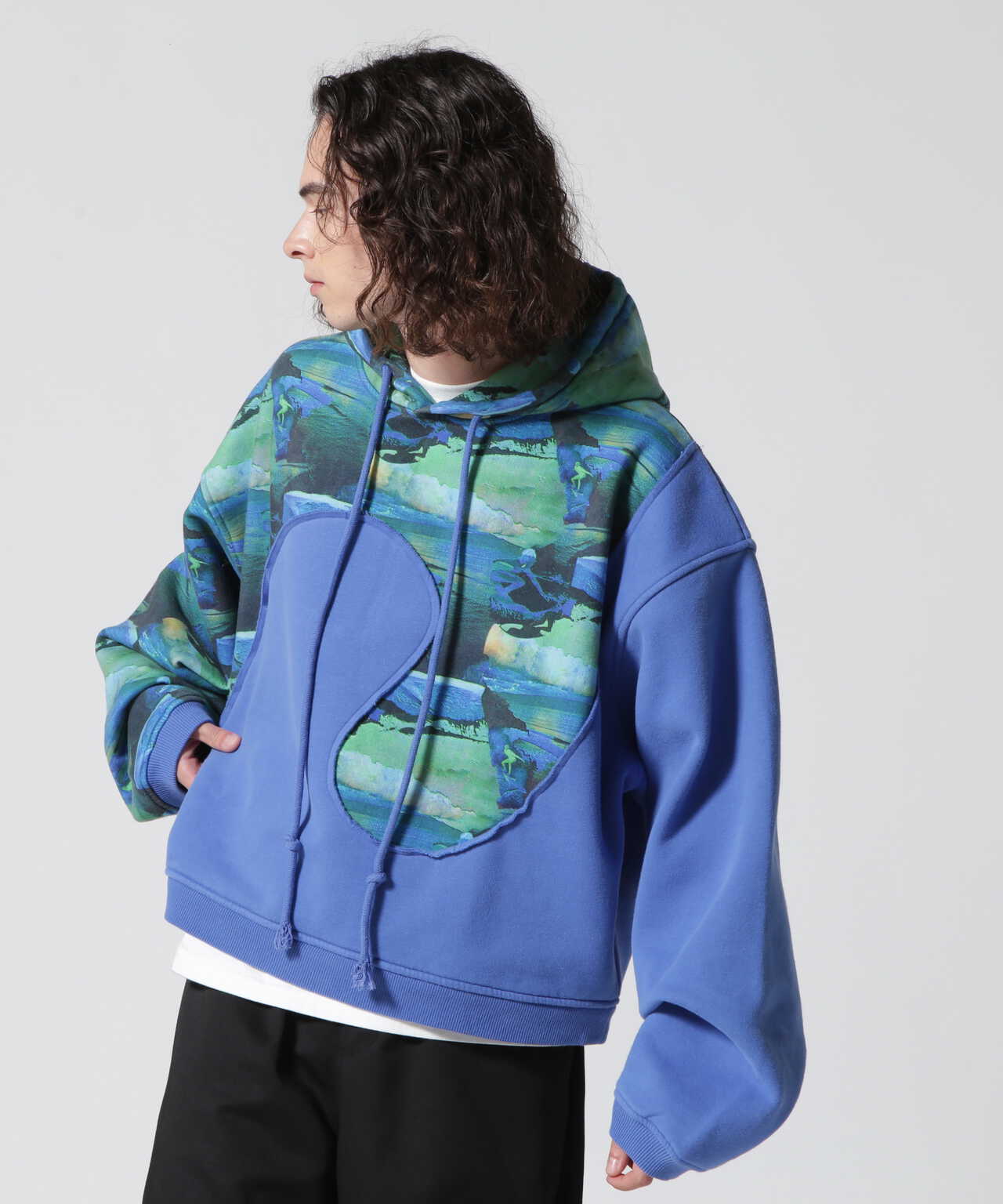 ERL/イーアールエル/PRINT SWIRL FLEECE HOODIE/パーカー | LHP 