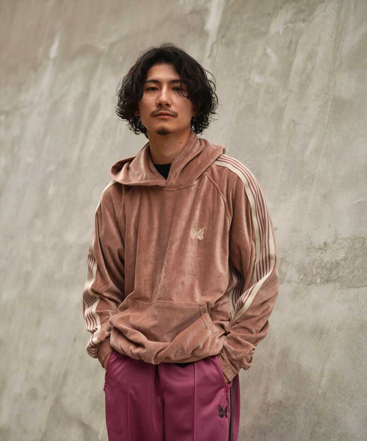 NEEDLES/ニードルス/Track Hoody - C/PE Velour/トラックパーカー