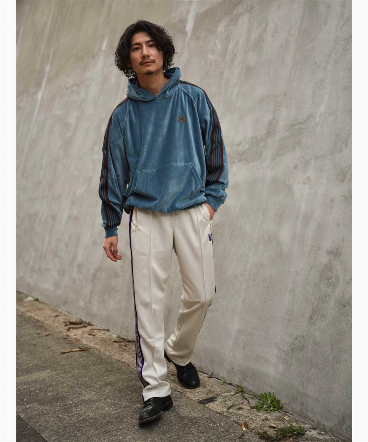 NEEDLES/ニードルス/Track Hoody - C/PE Velour/トラックパーカー ...