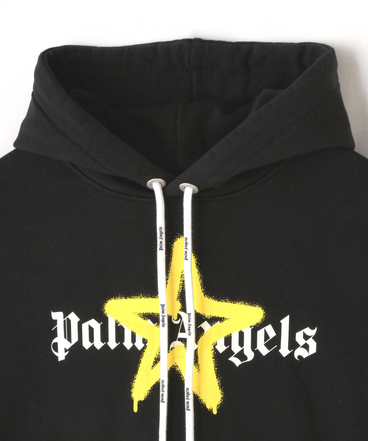 Star Sprayed Hoodie in black - Palm Angels® Official