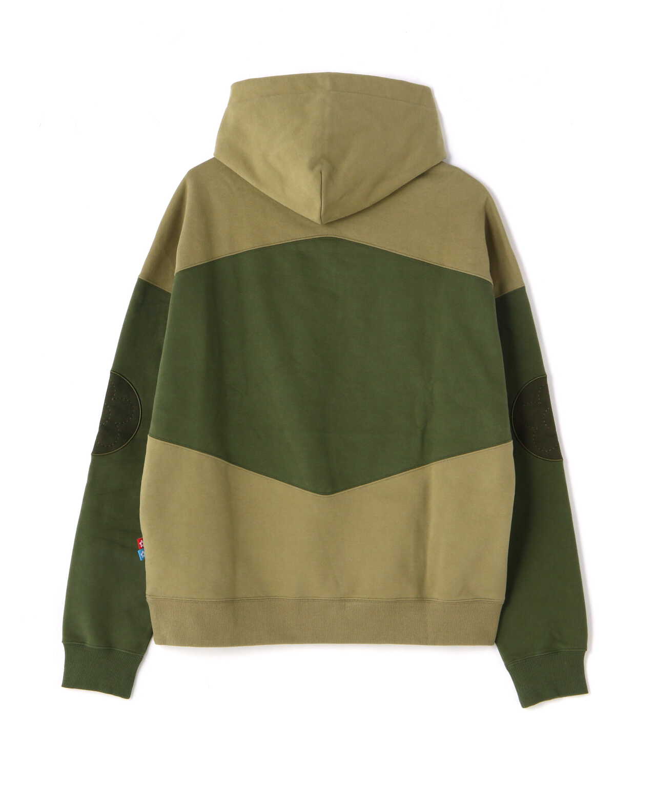 VandyThePink/ヴァンディーザピンク/Patchwork Two Town Hoodie/パッチ 