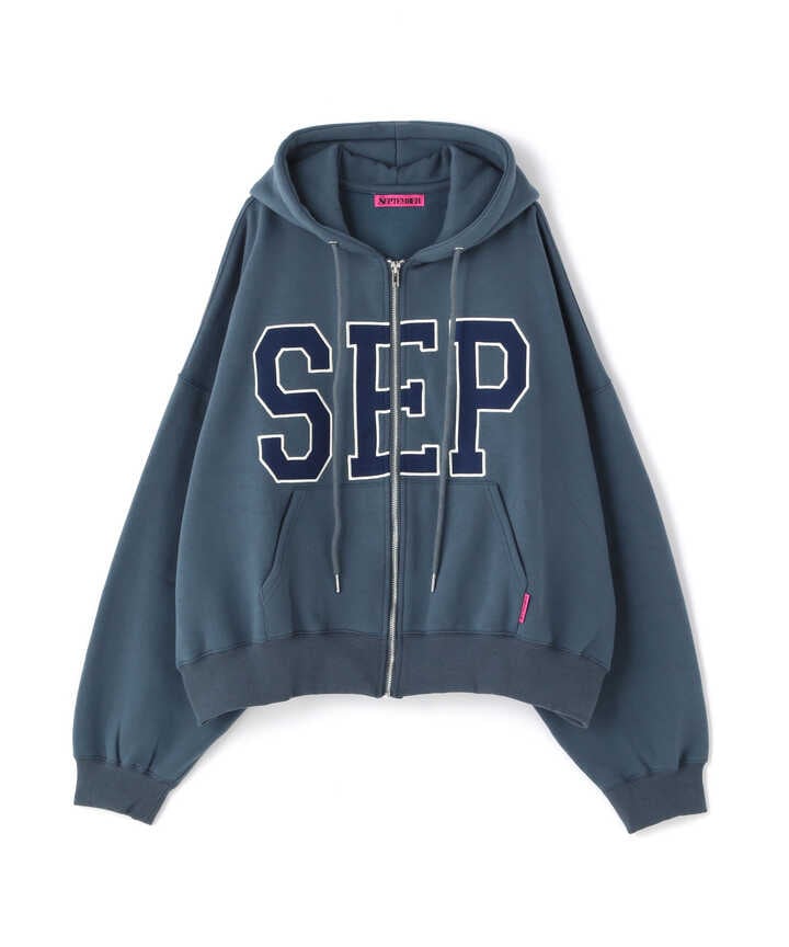 september/セプテンバー/Zip Hoodie/ジップパーカー