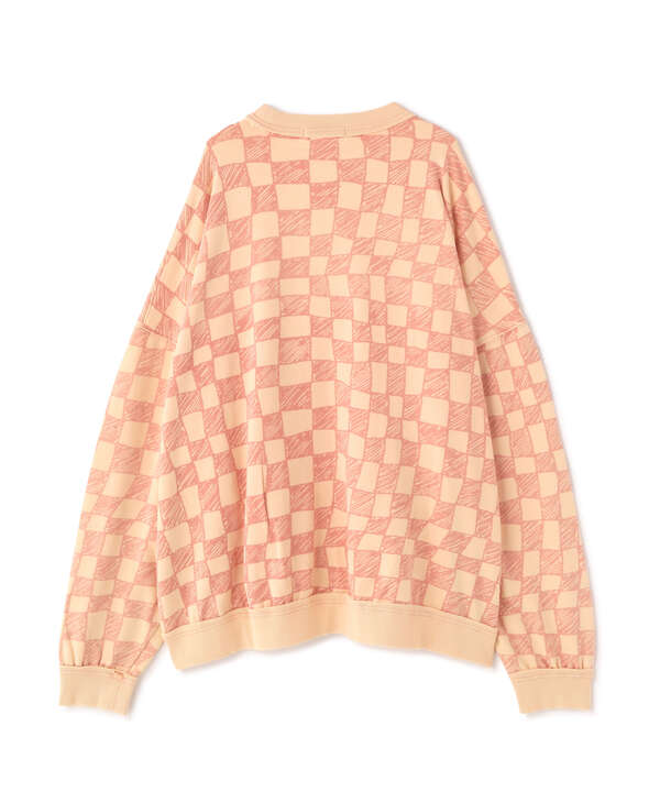 LittleSunnyBite/リトルサニーバイト/Checker sweat top/チェッカースウェットトップ