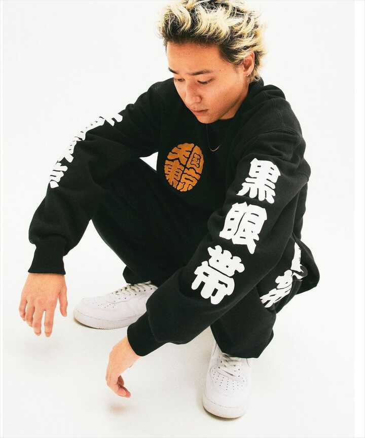 BlackEyePatch×WACKOMARIA/ブラックアイパッチ×ワコマリア/CREW NECK