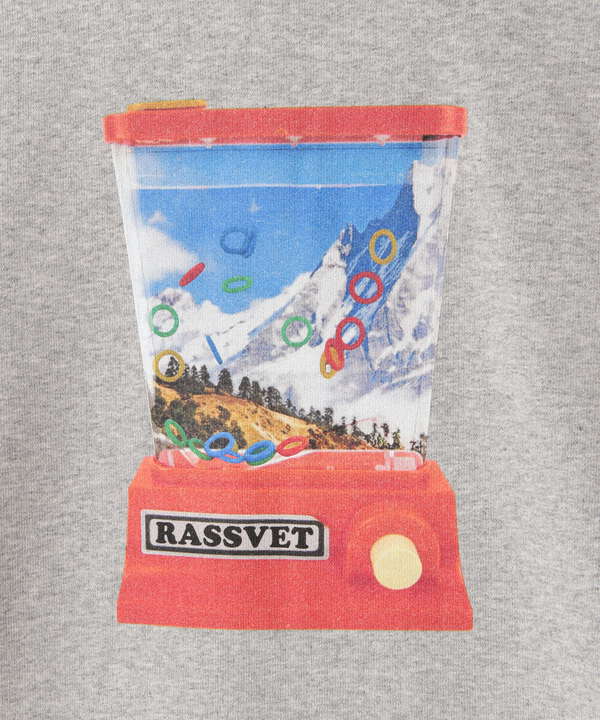 RASSVET(PACCBET)/ラスベート/WATERFUL RING TOSS HOODIE/グラフィックパーカー