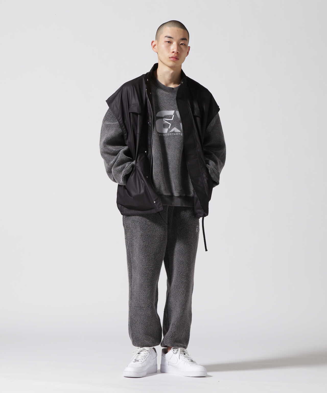 alexanderwang/アレキサンダーワン/CLASSIC CREW NECK SWEAT