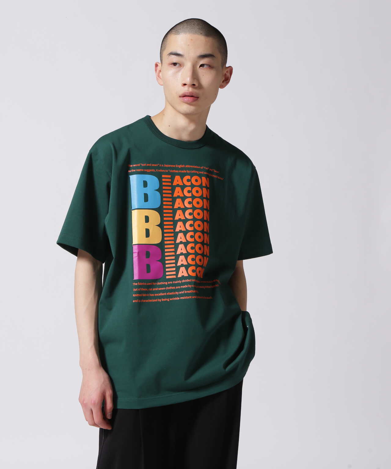 【kolor beacon】カラービーコン　ロゴTシャツ