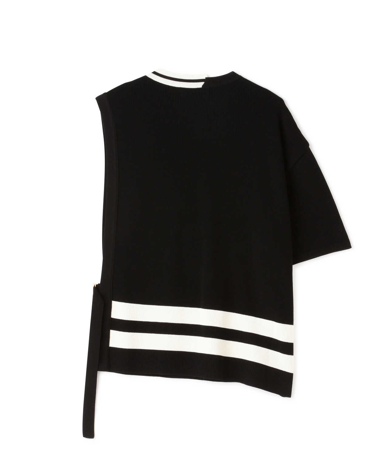 本格派ま！ ベスト CULLNI Knit Open Side Sleeve Asymmetric