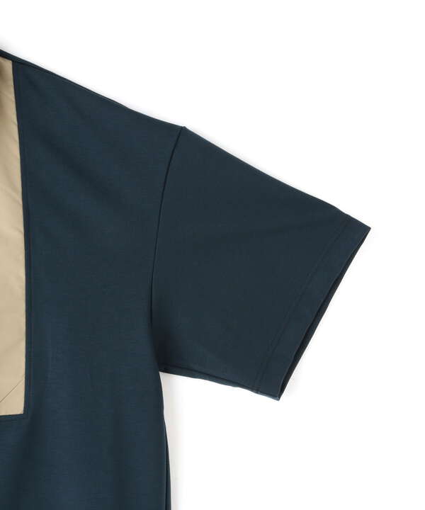 CULLNI/クルニ/Trench Detail Shirt Blocking Tee/トレンチシャツ/23-SS-024