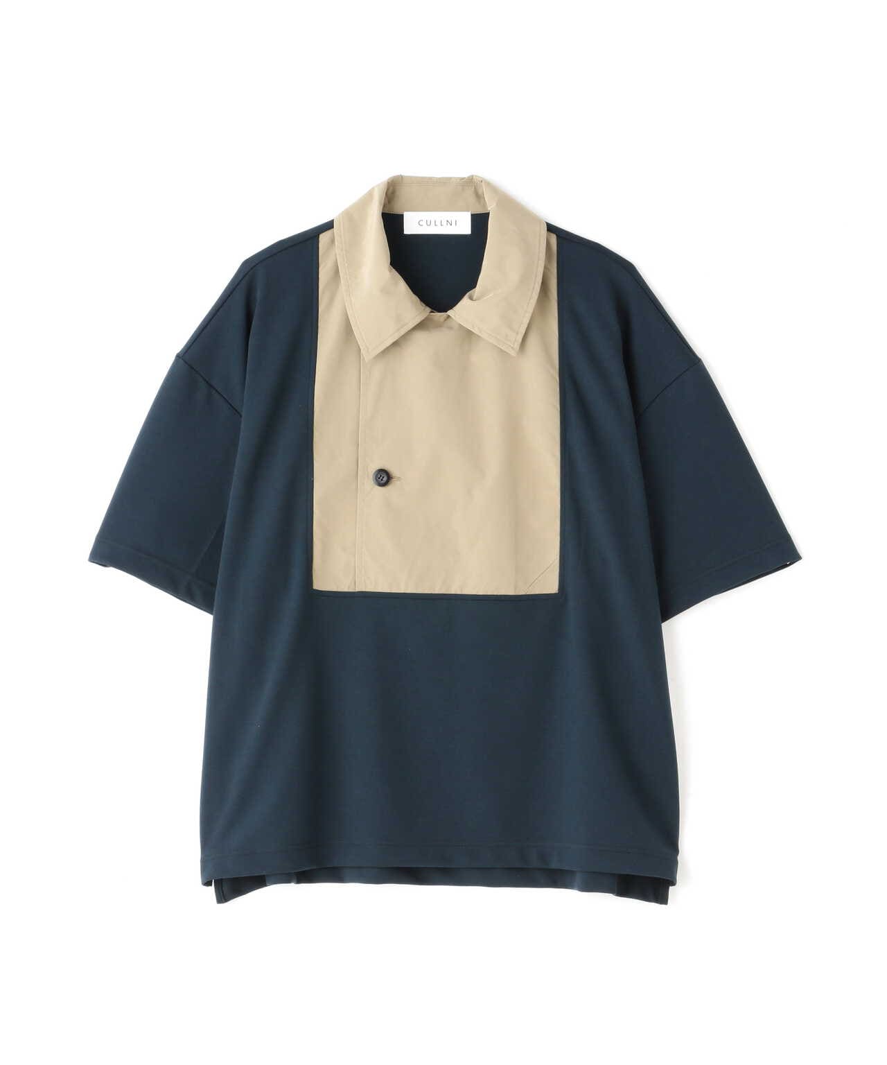 CULLNI/クルニ/Trench Detail Shirt Blocking Tee/トレンチシャツ/23 ...
