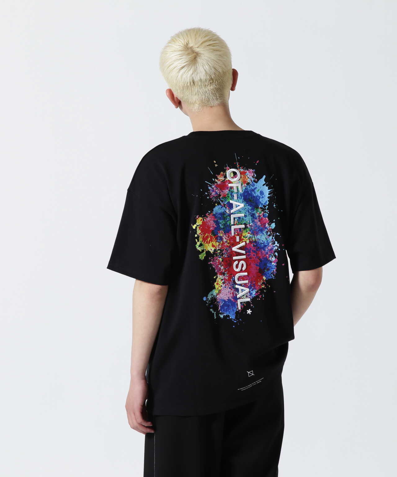 A4A/エーフォーエー/SPLASH PAINT SST/スプラッシュペイントTシャツ