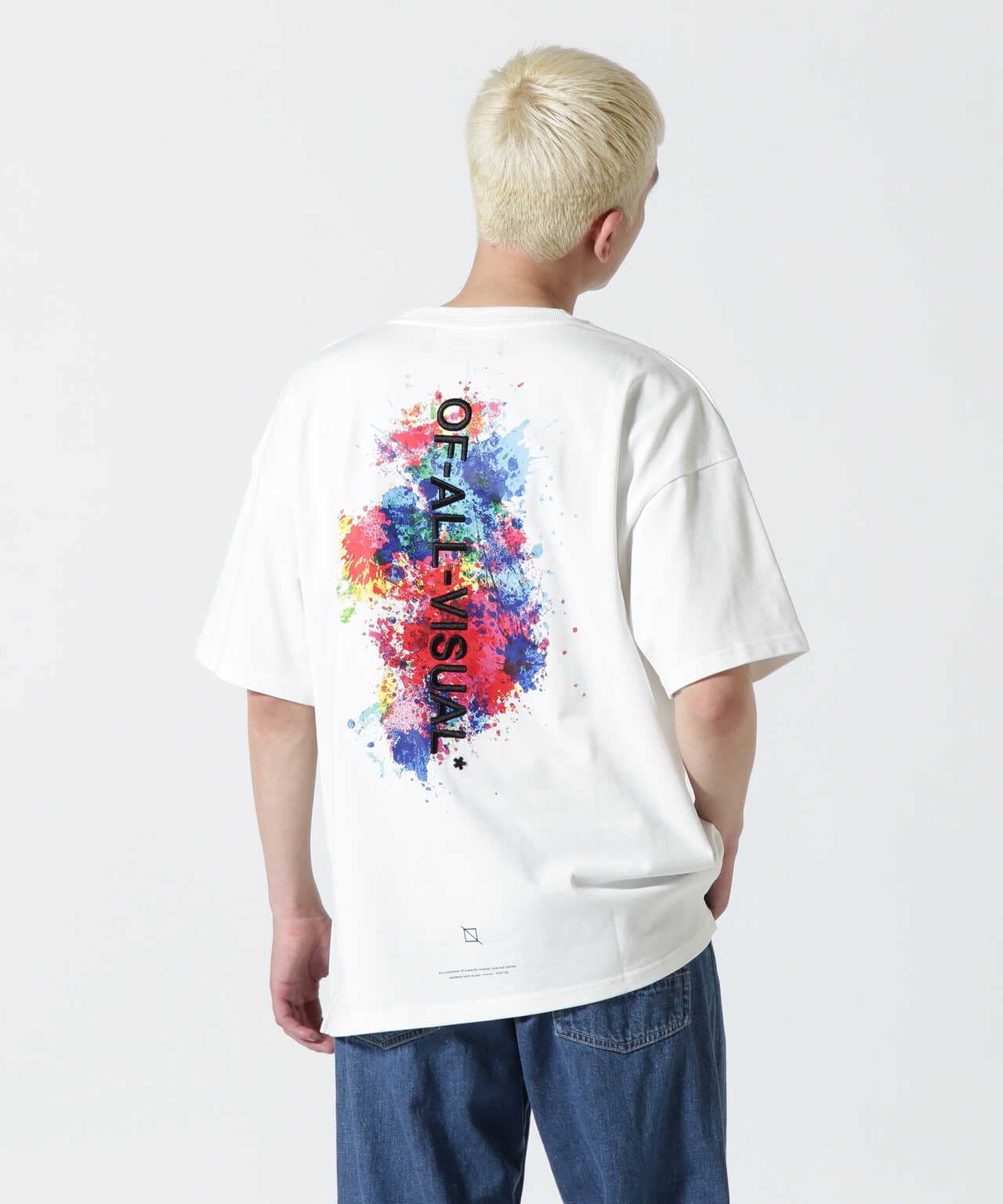 A4A/エーフォーエー/SPLASH PAINT SST/スプラッシュペイントTシャツ