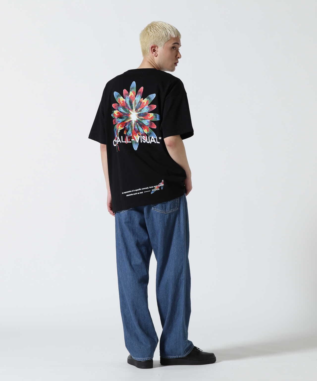 A4A/エーフォーエー/PEACOK FLOWER SST/ポケットフラワーTシャツ | LHP