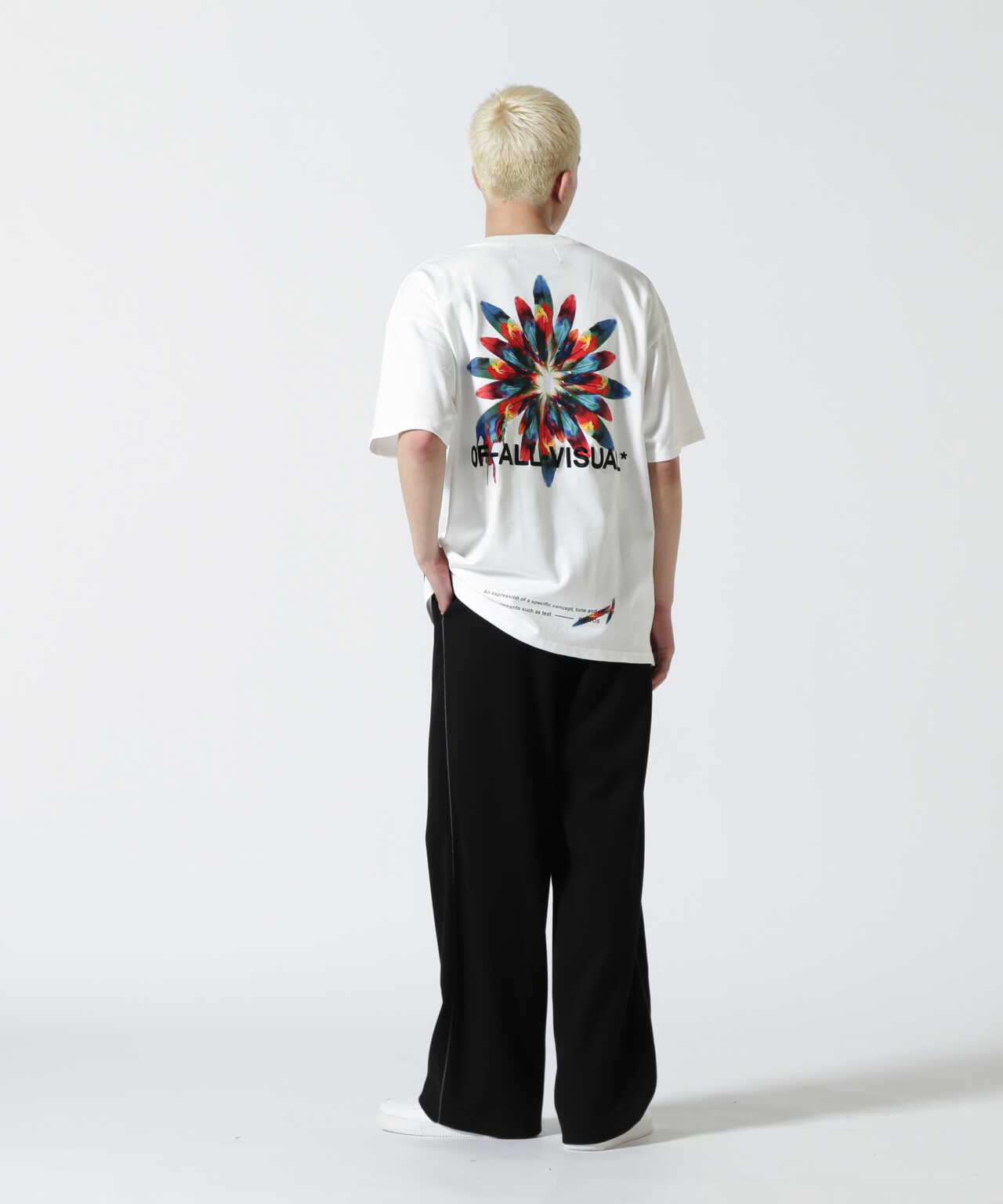 A4A/エーフォーエー/PEACOK FLOWER SST/ポケットフラワーTシャツ | LHP