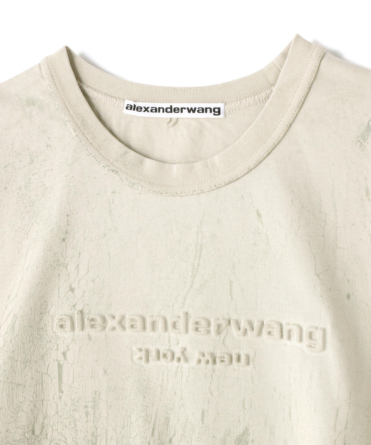 alexanderwang/アレキサンダーワン/PLASTER DYED S/S T EMBOSS LOGO