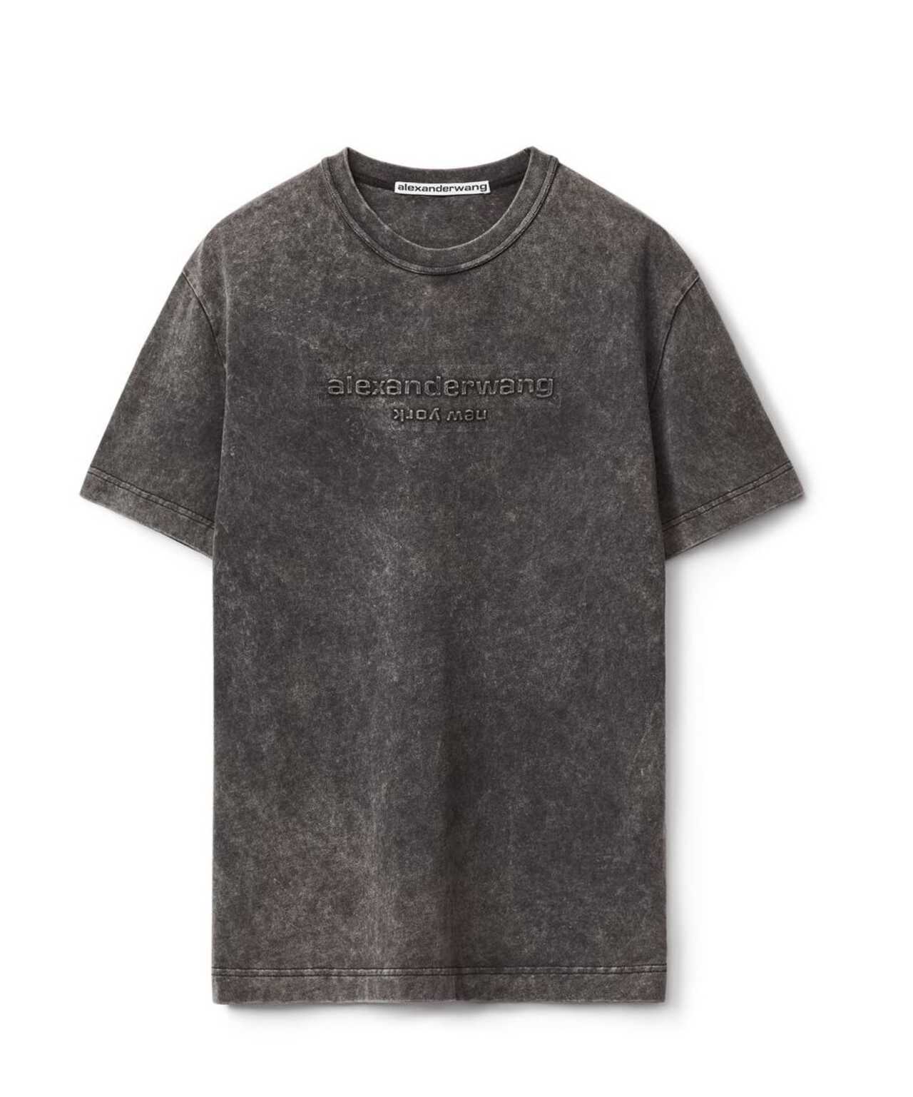 alexanderwang/アレキサンダーワン/SHORT SLEEVE T WITH EMBOSSED/ロゴ ...