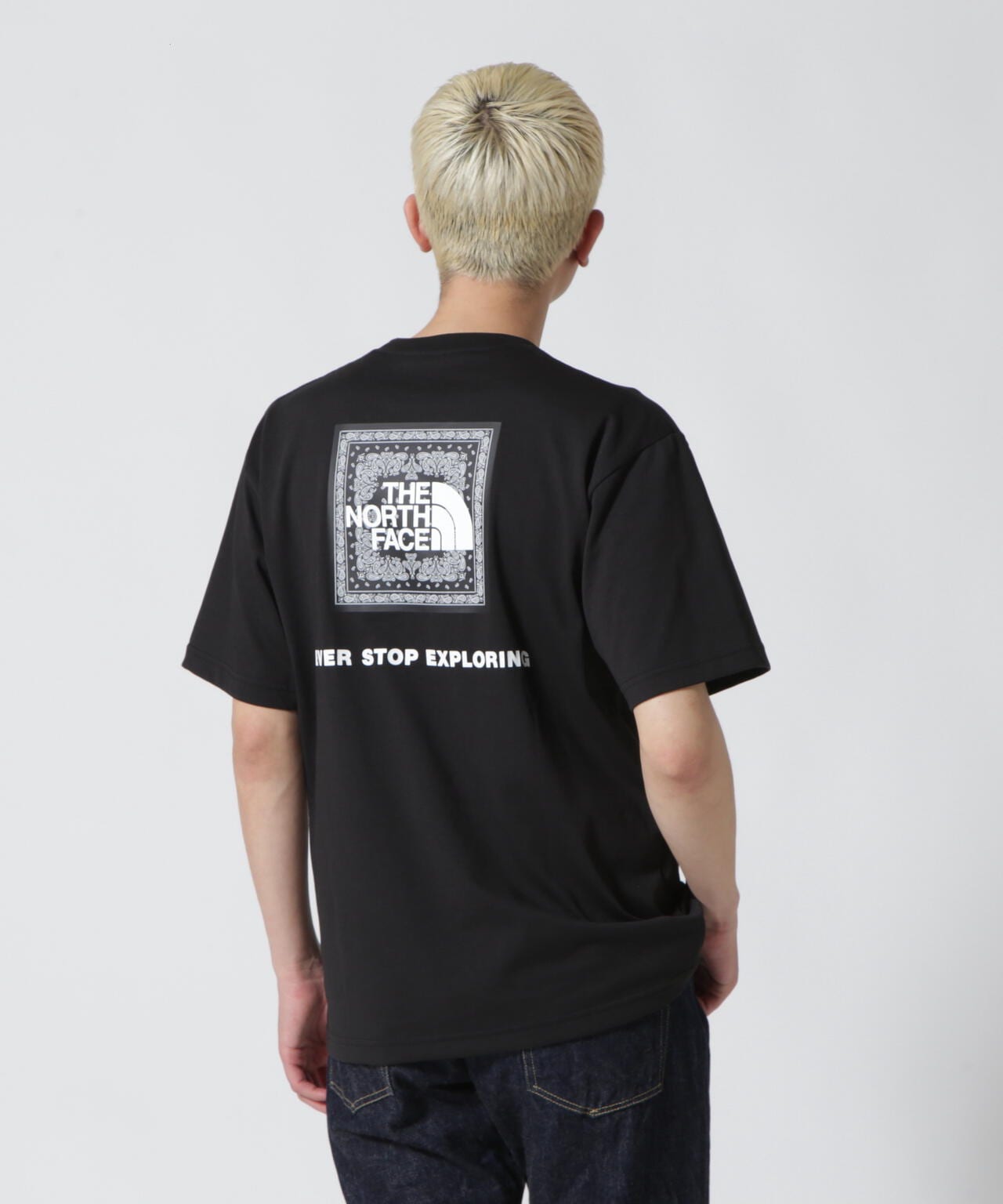 THE NORTH FACE/ザ・ノースフェイス/S/S Bandana Square Logo Tee/バンダナスクエアロゴTシャツ | LHP (  エルエイチピー ) | US ONLINE STORE（US オンラインストア）