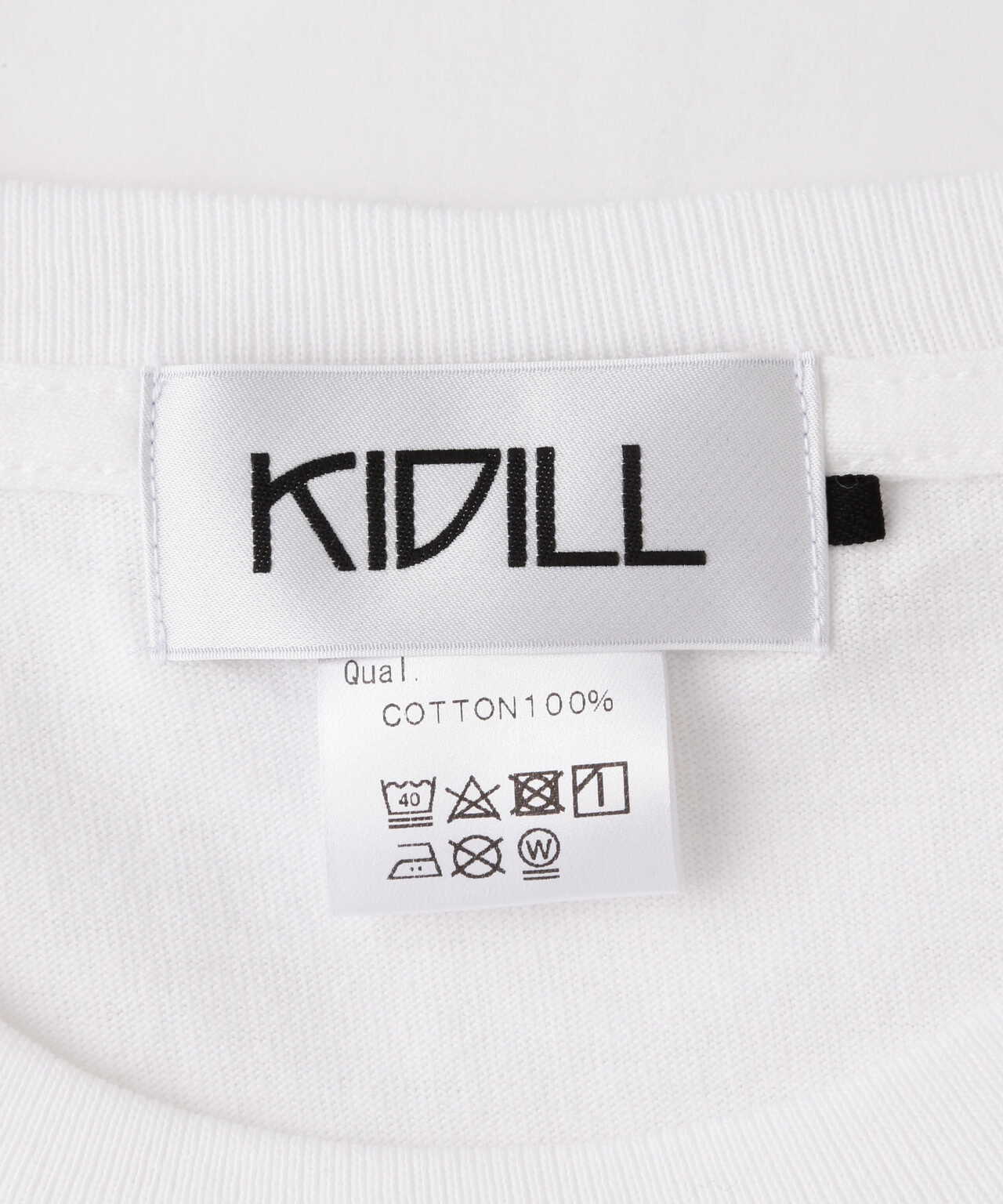 KIDILL/キディル/SMOKE GREY - BLACK OVERDYE T-SHIRT/グラフィックT 