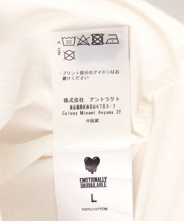 EMOTIONALLY UNAVAILABLE/エモーショナリーアンアヴェイラブル/EU VALENTINE TEE