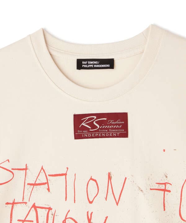 RAF SIMONS/ラフシモンズ/Oversized T-Shirt Station/オーバーサイズT ...