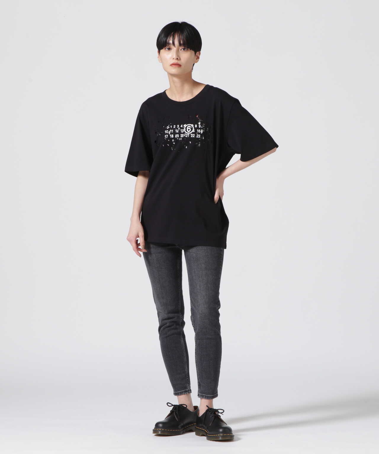 MM6 MaisonMargiela/エムエムシックス メゾンマルジェラ/T-Shirt/ロゴT 