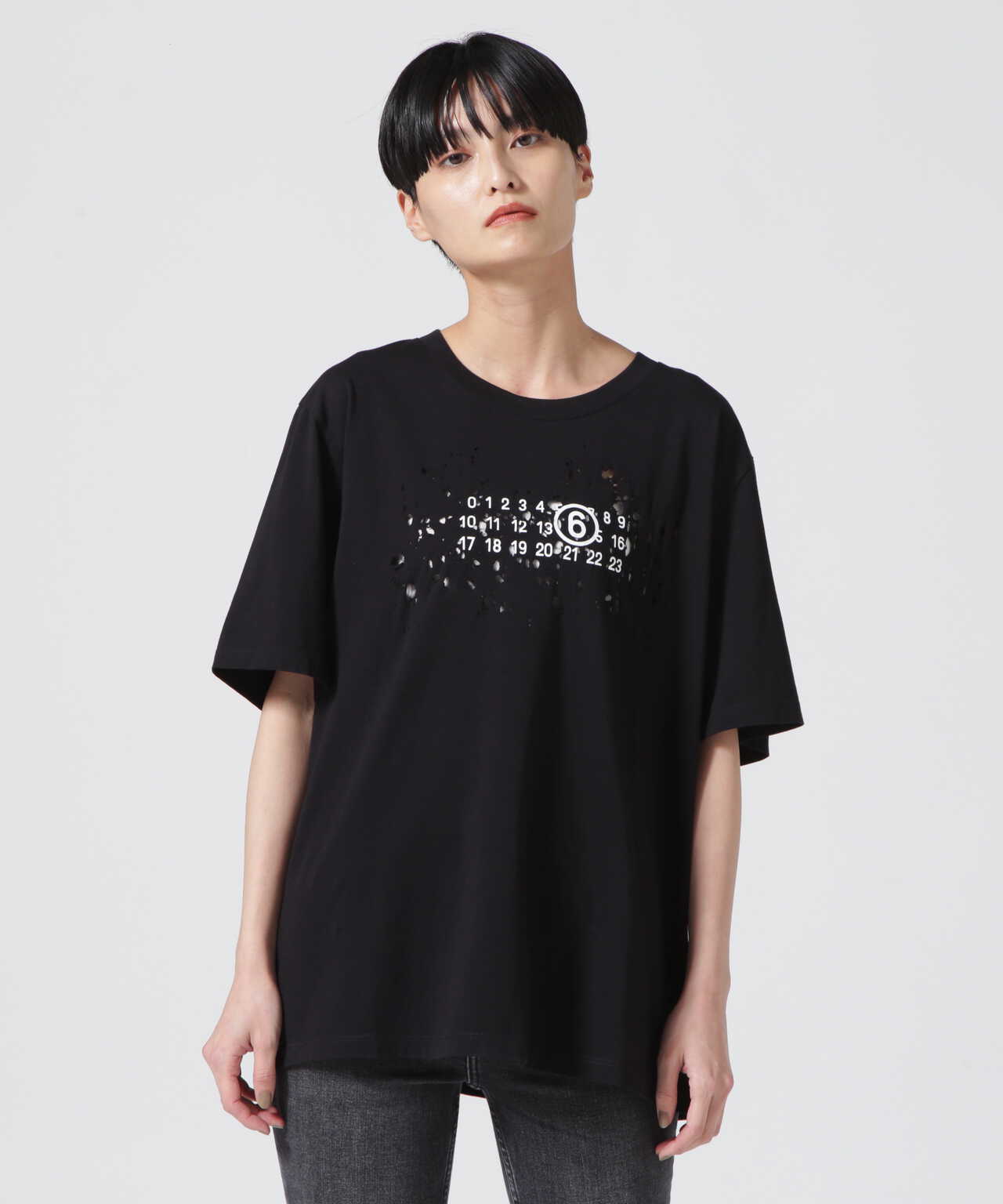 MM6 MaisonMargiela/エムエムシックス メゾンマルジェラ/T-Shirt/ロゴT