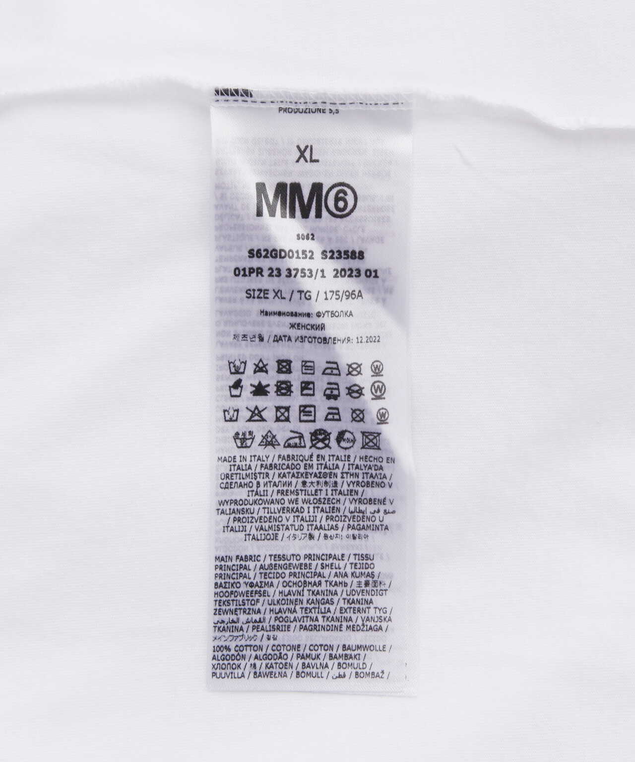 再入荷人気MM6 MaisonMargiela ロゴ入りトップス Tシャツ(半袖/袖なし)